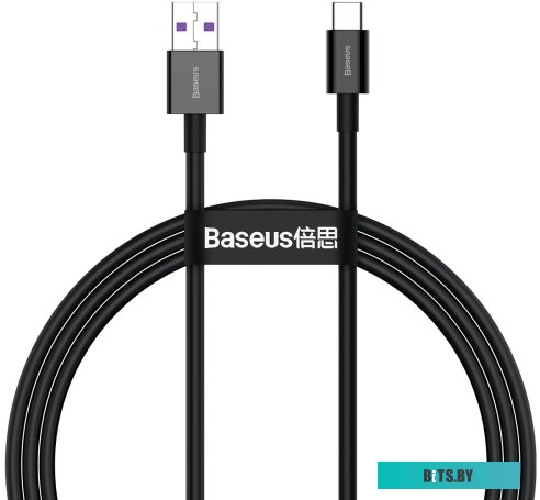 Кабель Baseus USB Type-A - Type-C CATYS-01 (1 м, черный)