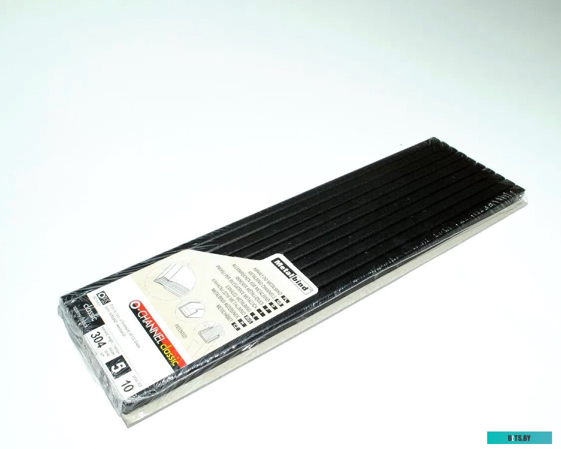 Металлический канал для переплета OPUS Classic 304x5 мм OCHMI30410CZA (10 шт, черный)
