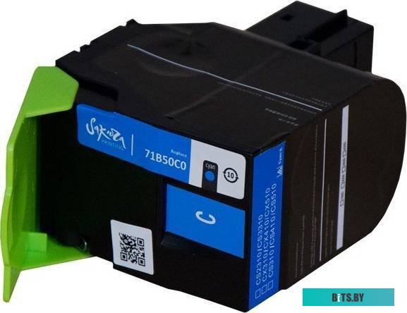 Картридж Sakura SA71B50C0 для Lexmark CS317dn/CS417dn/CS517de/CX317dn/CX417dn/CX417de/CX517de, синий, 2300 к.