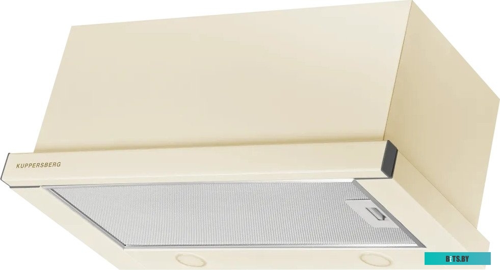 SLIMTURBO 60 W Встраиваемая вытяжка Kuppersberg/ Встраиваемая телескопическая вытяжка, ширина 60 см, отвод/рециркуляция, 1500 м3/час, механическое упр