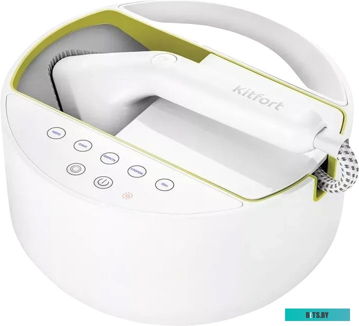 КТ-9110-2 Отпариватель ручной KitFort КТ-9110-2,  белый  / салатовый