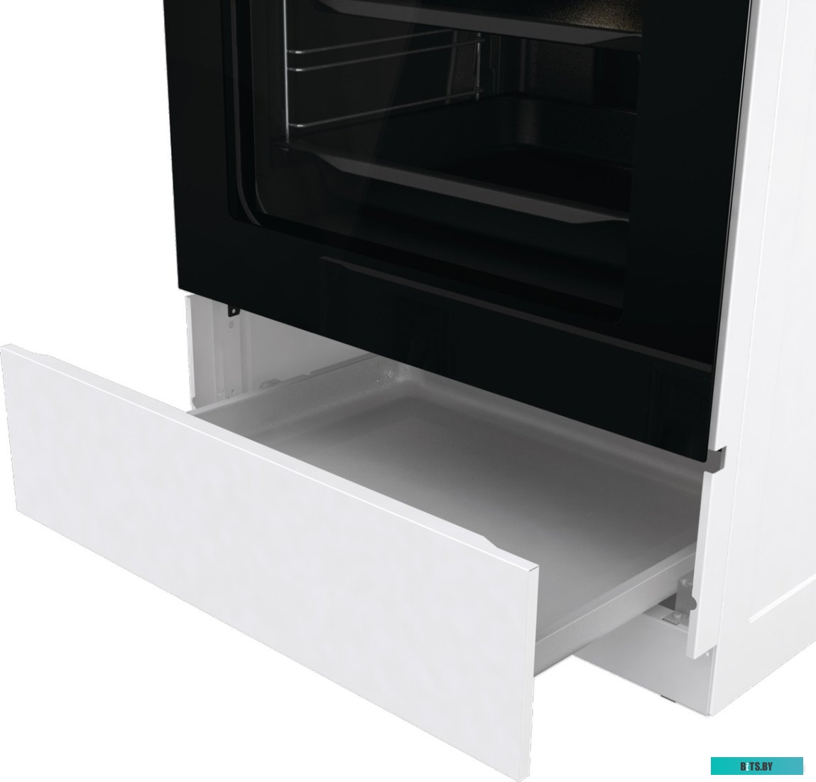 GECS6C70WC Электрическая плита Gorenje GECS6C70WC,  стеклокерамика,  без крышки,  белый/черный