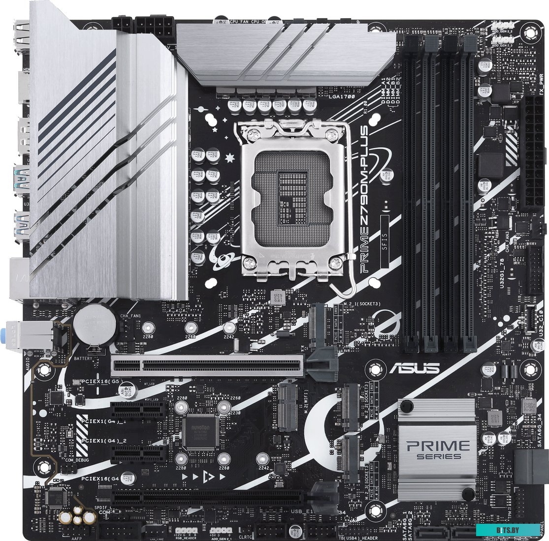 Материнская плата ASUS PRIME Z790M-PLUS, LGA 1700, Intel Z790, mATX, Ret