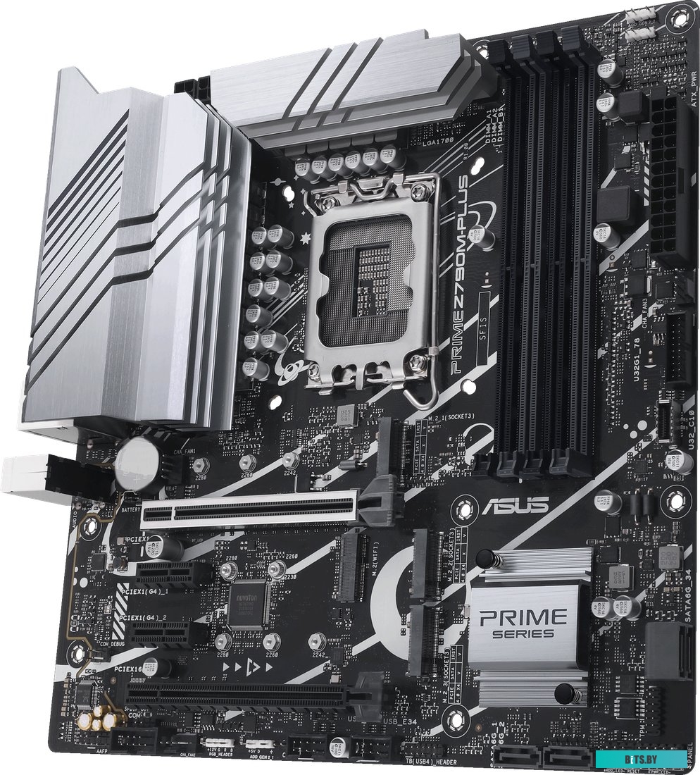 Материнская плата ASUS PRIME Z790M-PLUS, LGA 1700, Intel Z790, mATX, Ret