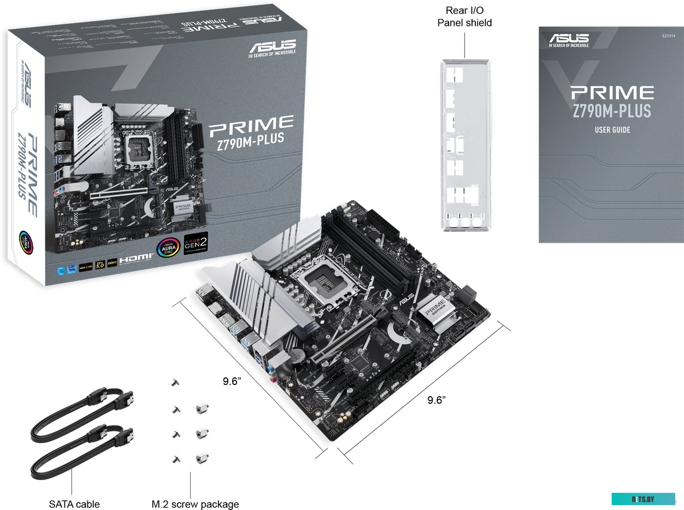 Материнская плата ASUS PRIME Z790M-PLUS, LGA 1700, Intel Z790, mATX, Ret