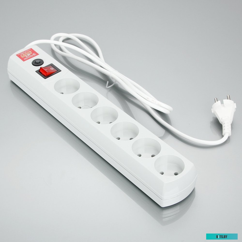 Сетевой фильтр (удлинитель) Most R 10 м (белый)
