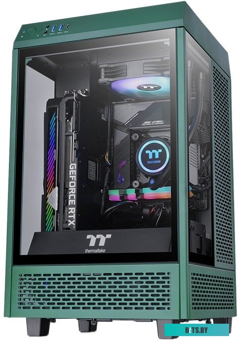 Корпус Thermaltake The Tower 100 Mini Racing Green CA-1R3-00SCWN-00