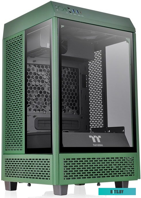 Корпус Thermaltake The Tower 100 Mini Racing Green CA-1R3-00SCWN-00