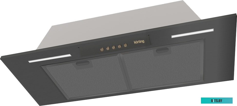 KHI 9931 RN Встраиваемая вытяжка/ Полностью встраиваемая, в шкаф 90см, механическое управление, 3 режима, 950 м3/ч., алюминиевый жировой фильтр черног