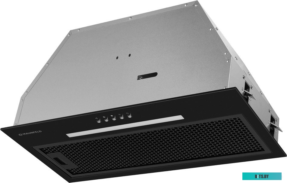 TRAPEZE 603EM Inox Кухонная вытяжка MAUNFELD/ Полновстраиваемая, 1150 м3/ч, 3 скорости, ширина 59.8 см, глубина 29 см, цвет: нержавеющая сталь