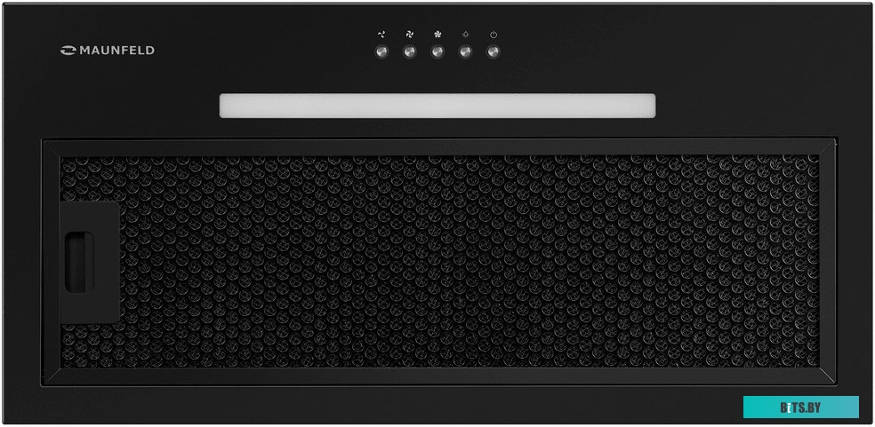 TRAPEZE 603EM Inox Кухонная вытяжка MAUNFELD/ Полновстраиваемая, 1150 м3/ч, 3 скорости, ширина 59.8 см, глубина 29 см, цвет: нержавеющая сталь