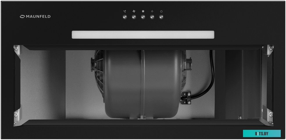 TRAPEZE 603EM Inox Кухонная вытяжка MAUNFELD/ Полновстраиваемая, 1150 м3/ч, 3 скорости, ширина 59.8 см, глубина 29 см, цвет: нержавеющая сталь