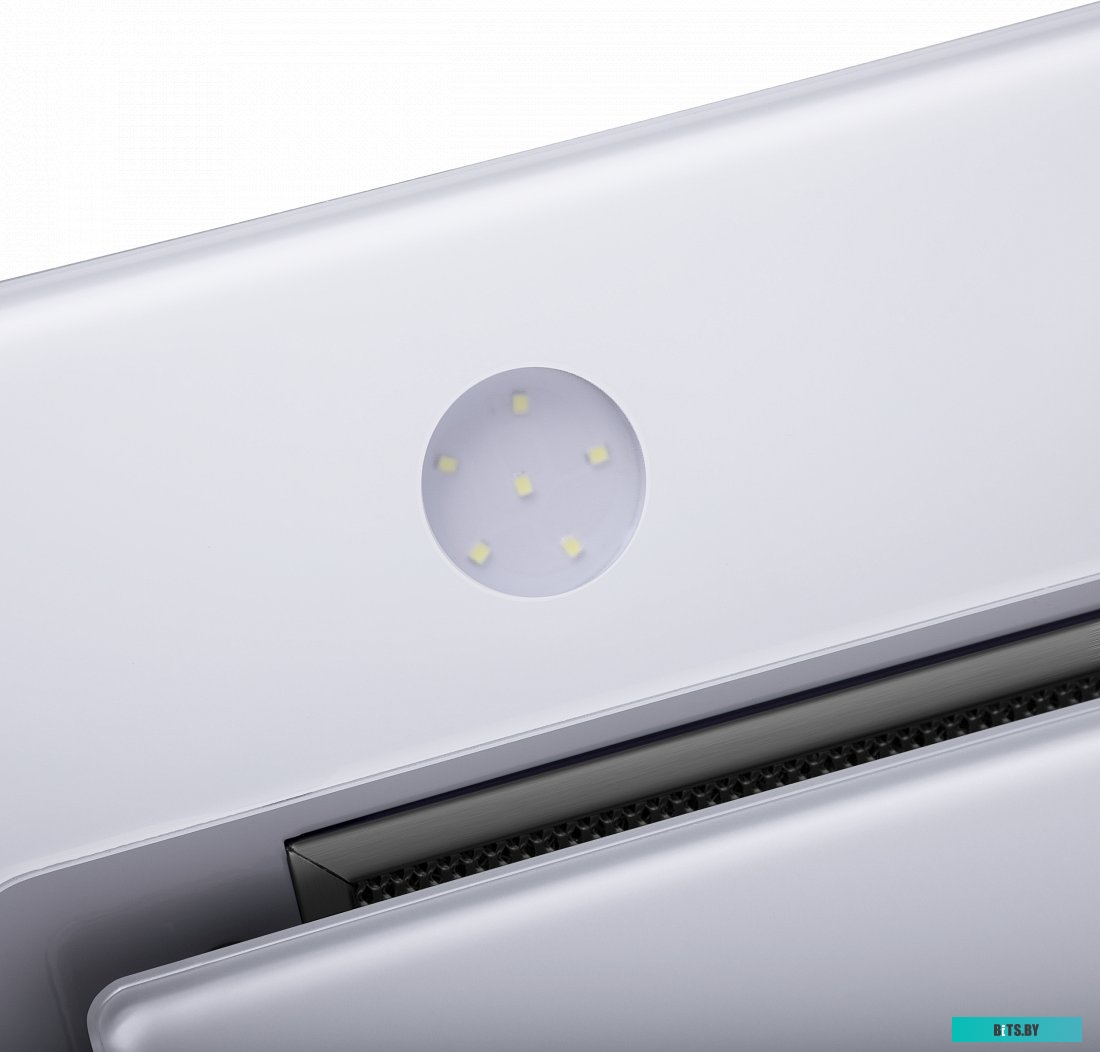 TRAPEZE 601GG WHITE Кухонная вытяжка MAUNFELD/ Кухонная вытяжка MAUNFELD TRAPEZE 601GG, полновстраиваемая, 3 скорости, 1150 м3/ч, механическое управле