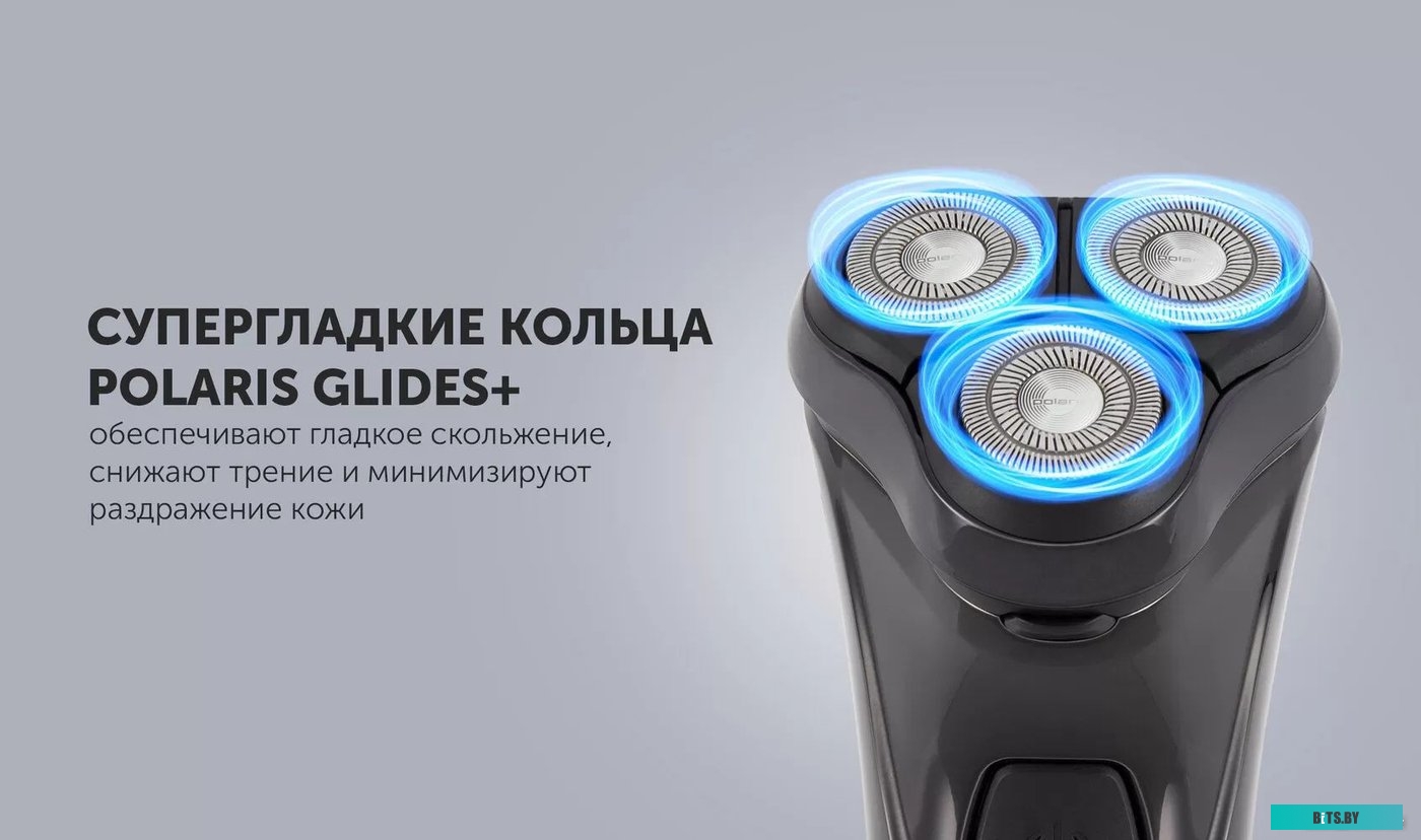 PMR 0415R Электробритва Polaris WaterFlex PMR 0415R,  черный