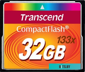 Карта памяти Transcend 133x CompactFlash 32 Гб (TS32GCF133)