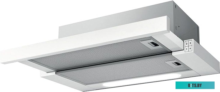 AURORA LX/WH/F/50-PRF0093764C Вытяжки JET AIR/ Встраиваемая, 50 см,  650м3, кнопочное управление, белая