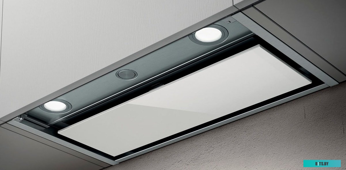 BOX IN PLUS IXGL/A/60-PRF0097795A Вытяжки ELICA/ Декоративный дизайн, 60 см, 1000 куб.м., механическое поворотное управление, нержавеющая сталь+белое 