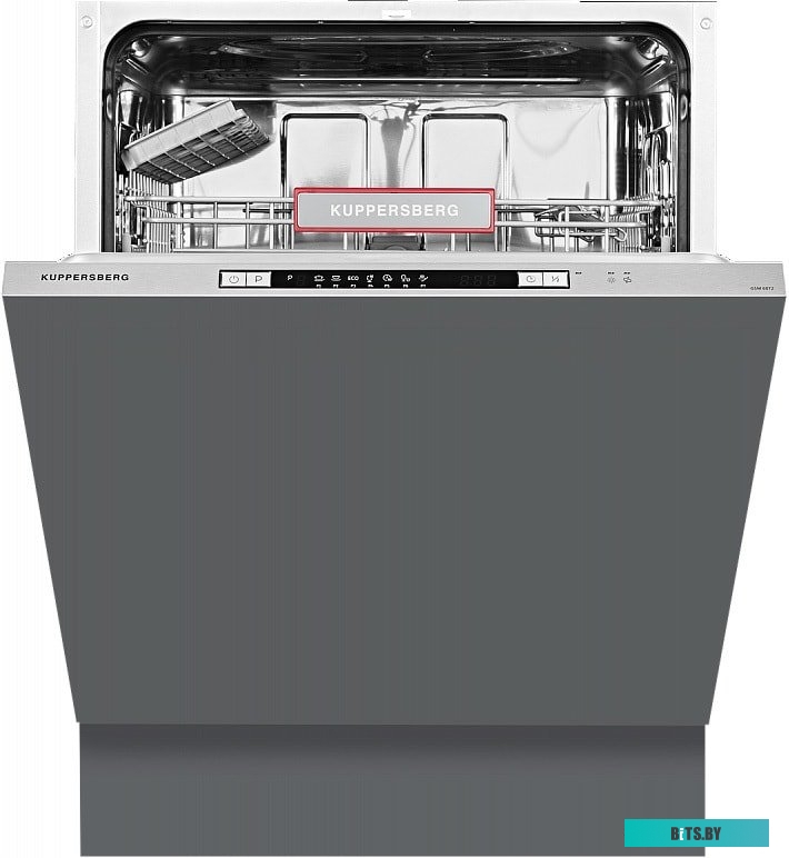 GSM 6072 Встраиваемая посудомоечная машина Kuppersberg/ Полноразмерная, Посудомоечная машина полностью встраиваемая, количество корзин: 2, ширина 60 с