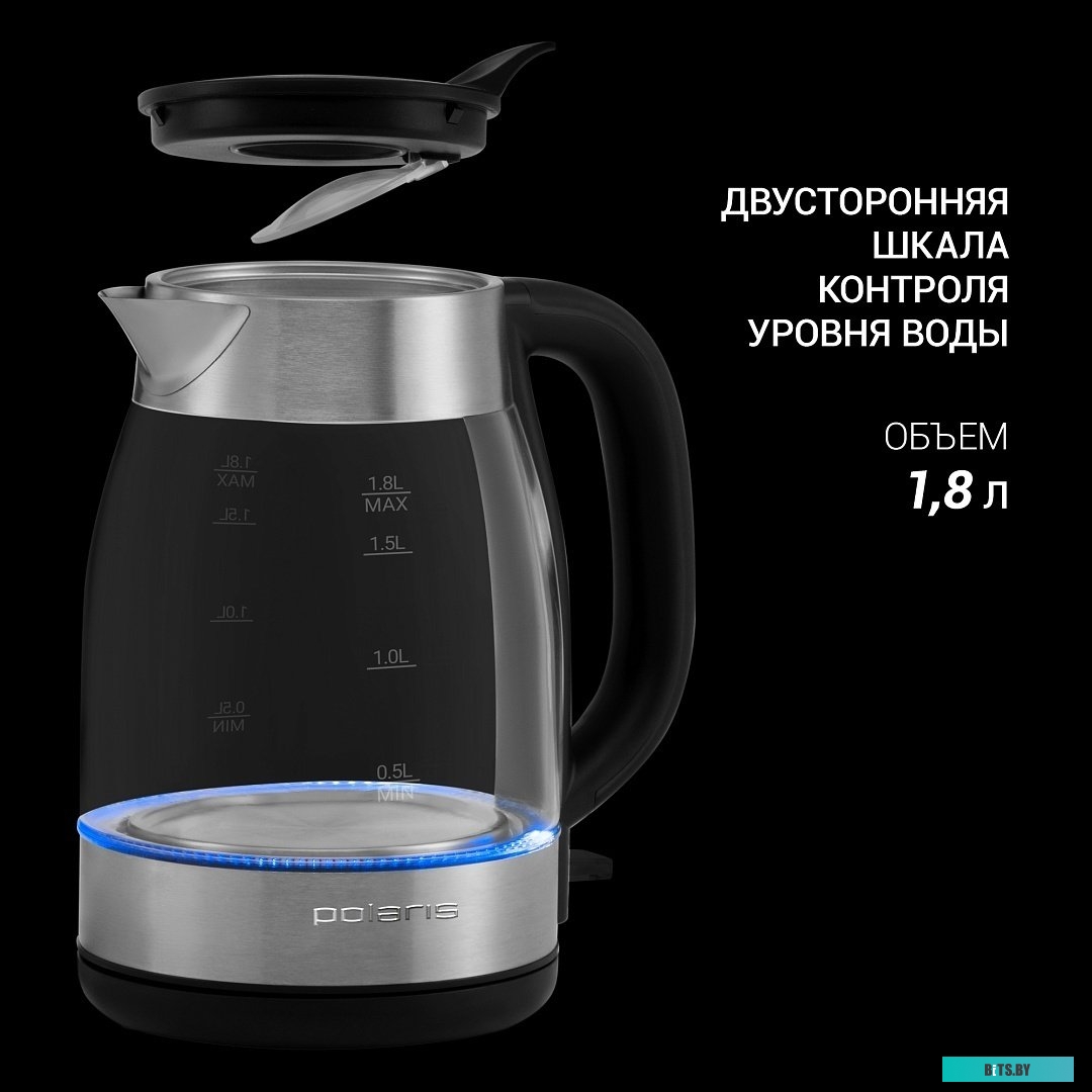 Электрочайник Polaris PWK 1817CGL Water Way Pro