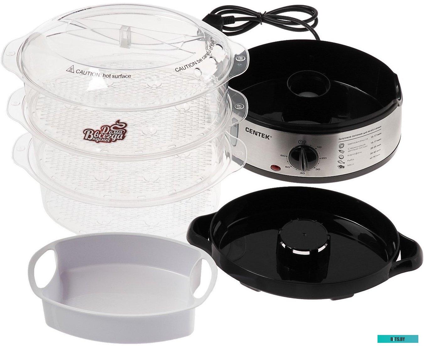 CT-1457 Пароварка "Centek" [CT-1457]