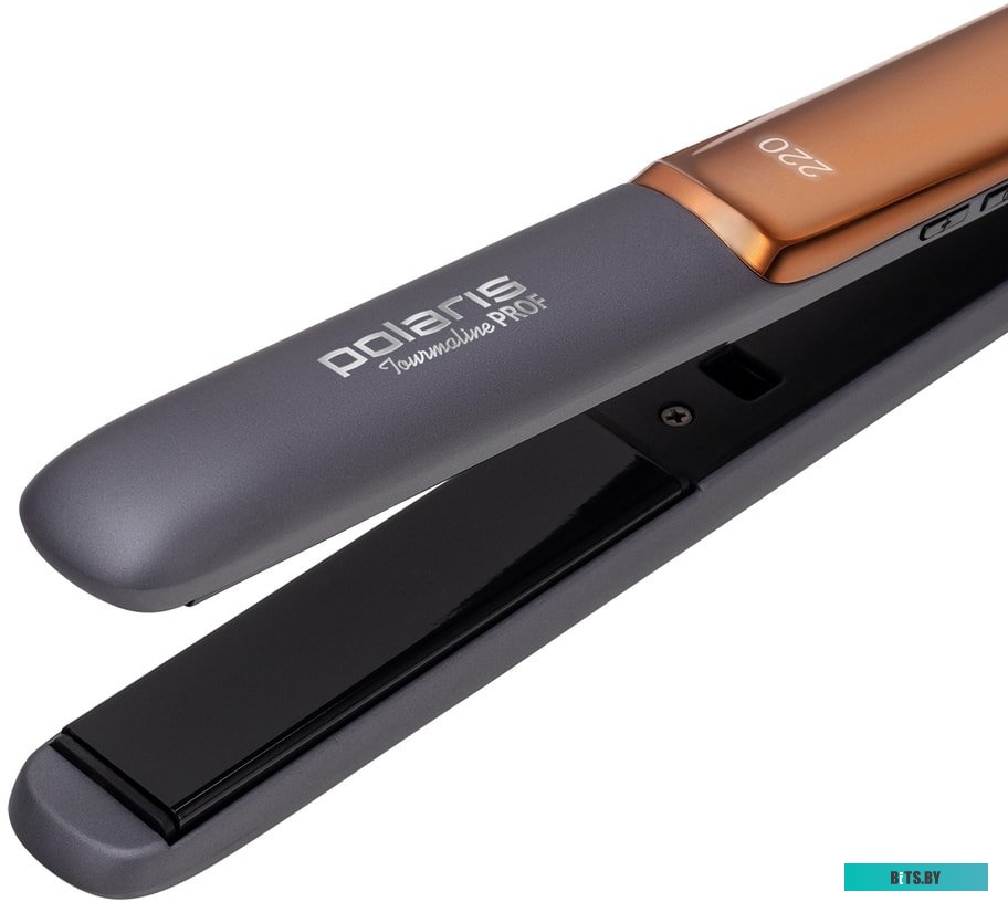 PHSS 2098TTI Выпрямитель для волос POLARIS PHSS 2098TTi Tourmaline PROF,  черный и розовое золото