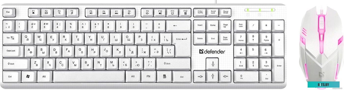 Комплект клавиатура и мышь Defender Motion C-977 45977