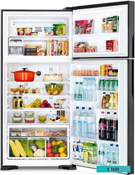 R-VG660PUC7-1 GGR Холодильник Hitachi R-VG660PUC7-1 GGR 2-хкамерн. серый стекло