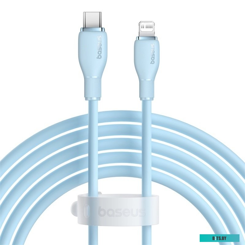 Кабель Baseus Pudding Series USB Type-C - Lightning (2 м, голубой)
