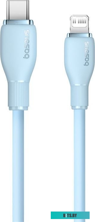 Кабель Baseus Pudding Series USB Type-C - Lightning (2 м, голубой)
