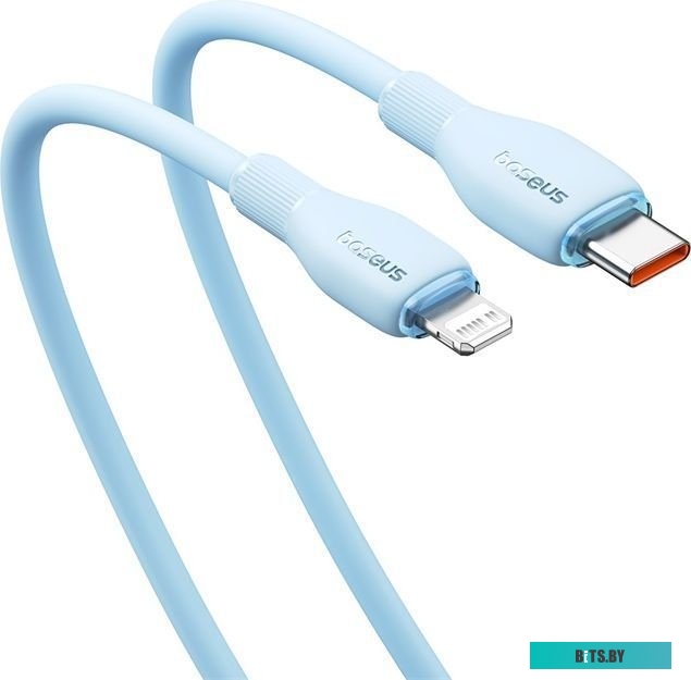Кабель Baseus Pudding Series USB Type-C - Lightning (2 м, голубой)