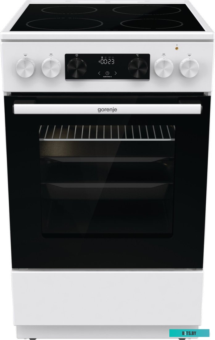 GEC5C42WG Электрическая плита Gorenje GEC5C42WG,  стеклокерамика,  без крышки,  белый