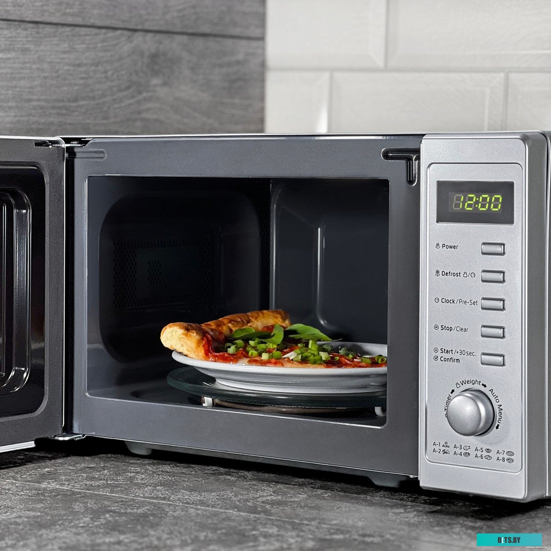 Микроволновая печь Holt HT-MO-002 (серебристый)