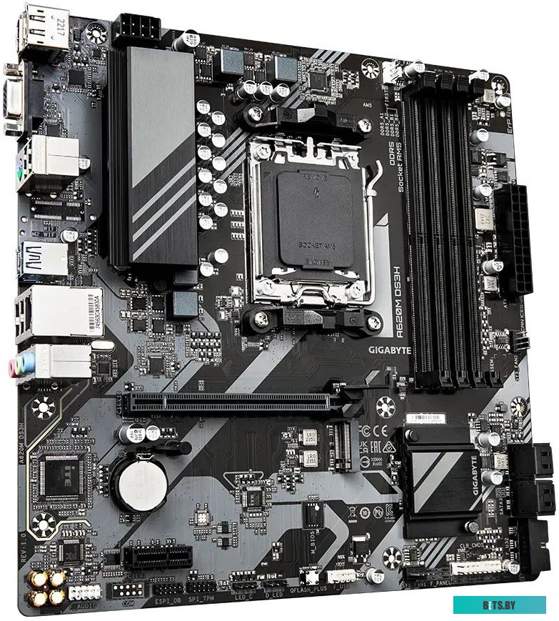 Материнская плата Gigabyte A620M DS3H (rev. 1.0)