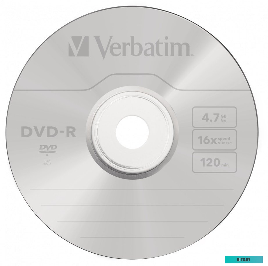 DVD-R диск Verbatim 4.7Gb 16x 43547 (1 шт.)