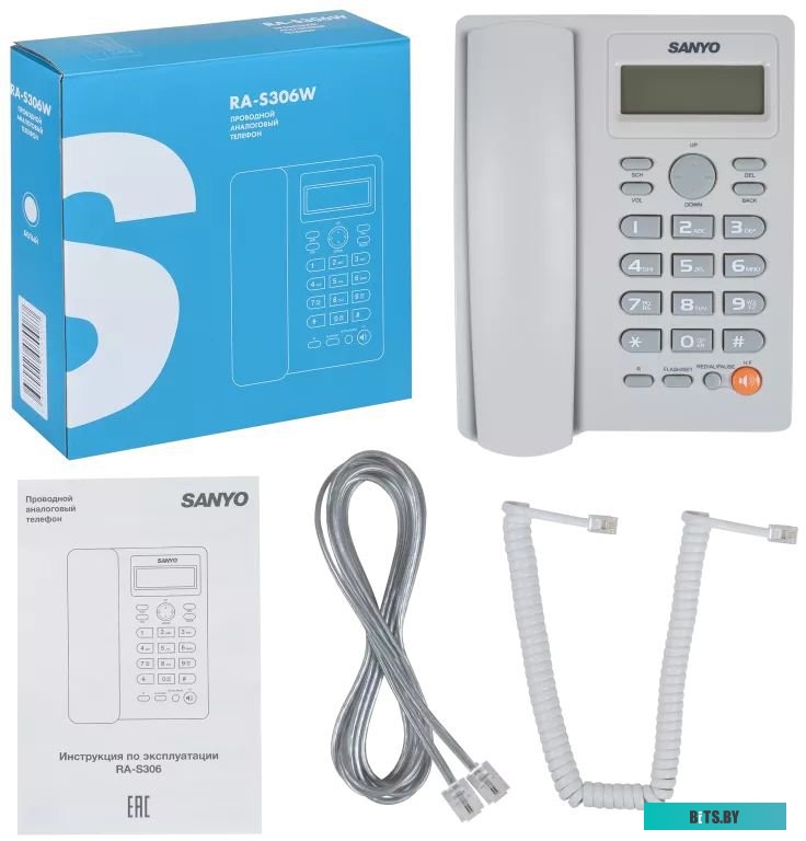 Проводной телефон Sanyo RA-S306W