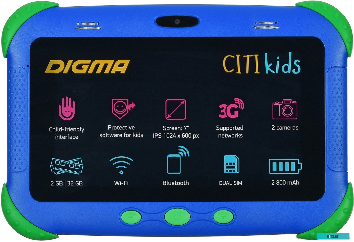 Планшет Digma CITI Kids CS7216MG 32GB 3G (синий) <1158521>