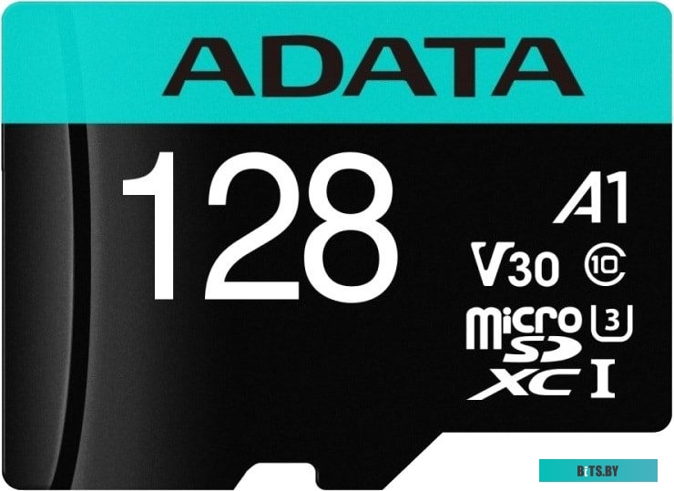 Карта памяти ADATA Premier Pro AUSDX128GUI3V30SA2-RA1 microSDXC 128GB (с адаптером)