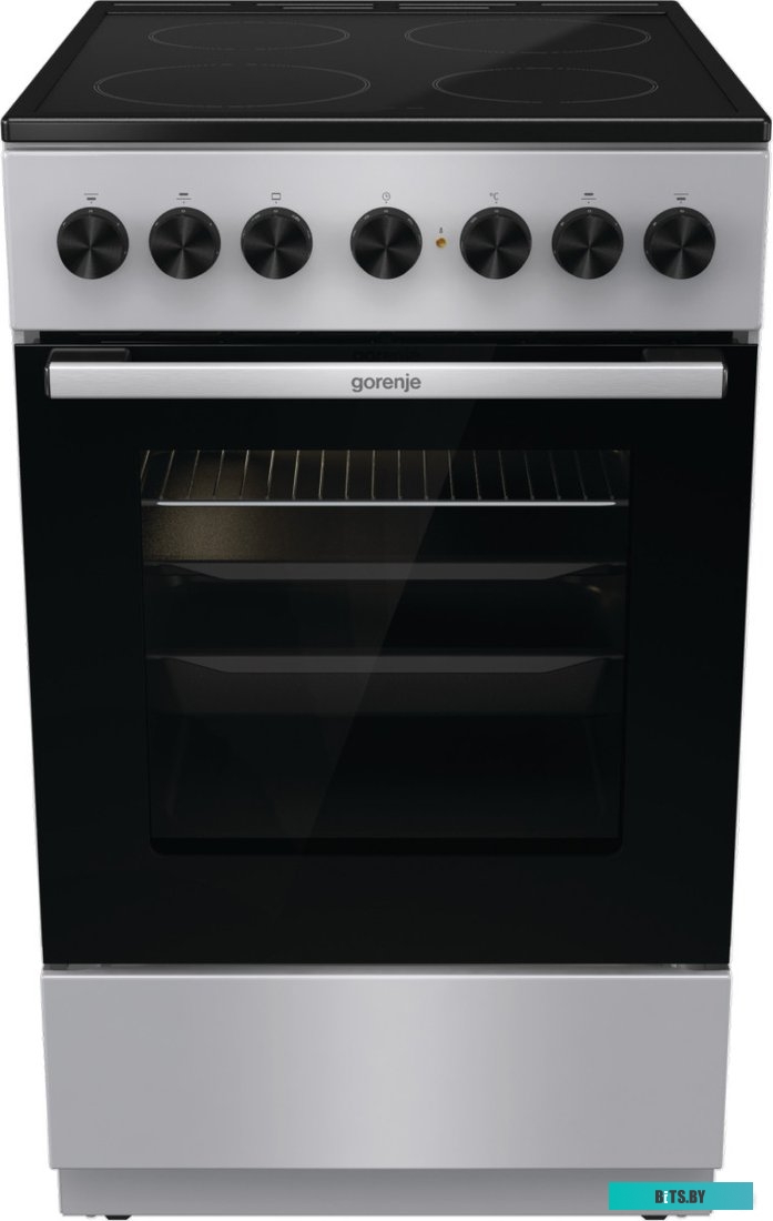 GEC5B41SG Электрическая плита Gorenje GEC5B41SG,  стеклокерамика,  без крышки,  серый