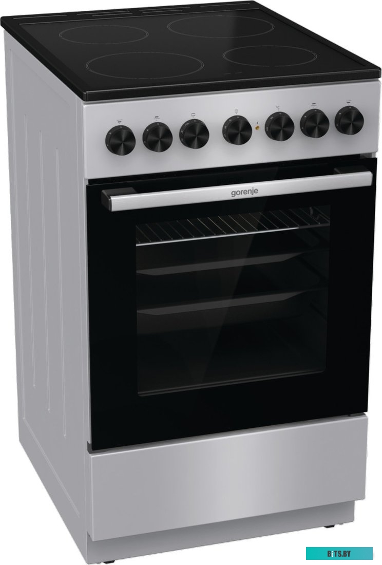 GEC5B41SG Электрическая плита Gorenje GEC5B41SG,  стеклокерамика,  без крышки,  серый