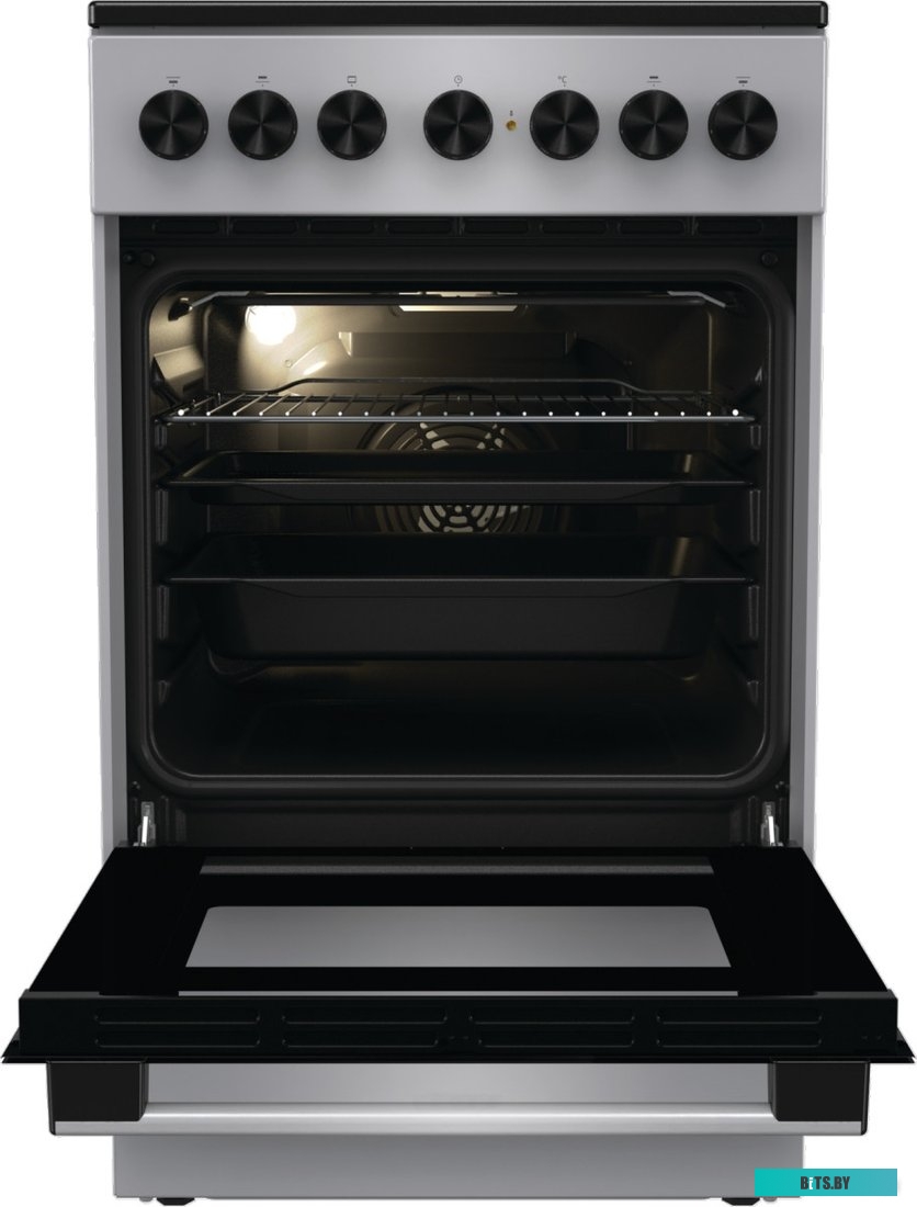 GEC5B41SG Электрическая плита Gorenje GEC5B41SG,  стеклокерамика,  без крышки,  серый