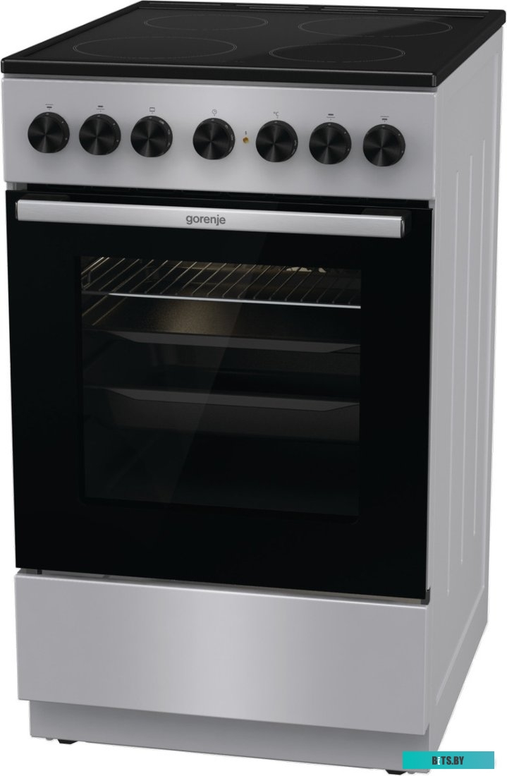 GEC5B41SG Электрическая плита Gorenje GEC5B41SG,  стеклокерамика,  без крышки,  серый