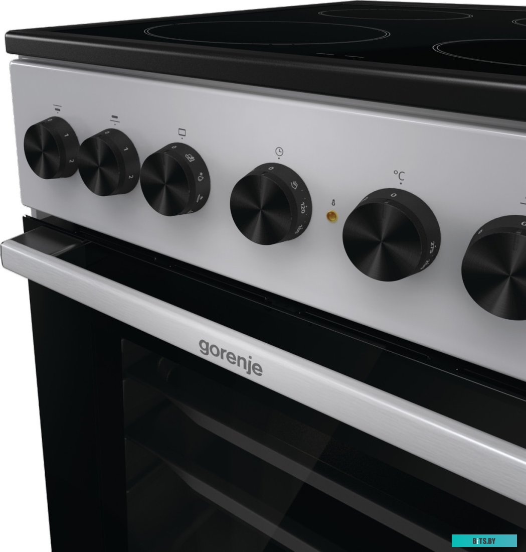 GEC5B41SG Электрическая плита Gorenje GEC5B41SG,  стеклокерамика,  без крышки,  серый