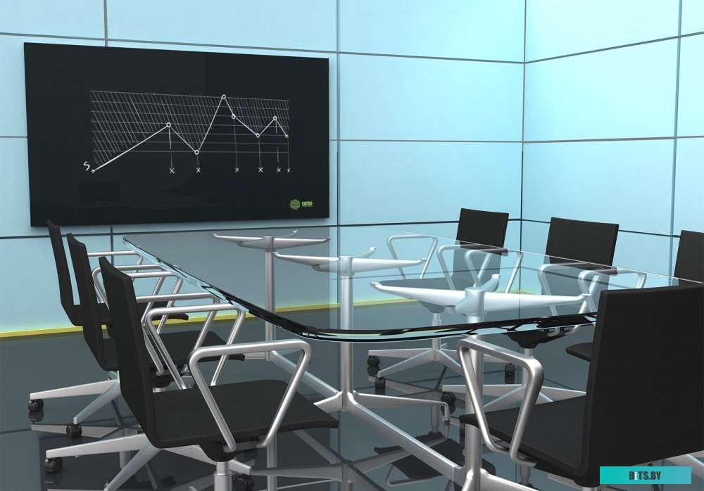 Магнитно-маркерная доска CACTUS CS-GBD-90x120-BK