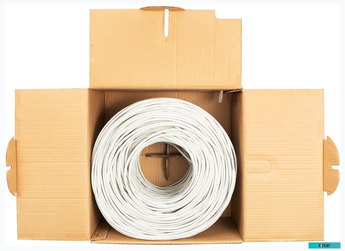 BU-CCA-050 Кабель сетевой Buro UTP 4 пары cat5E solid 0.50мм CCA 305м серый