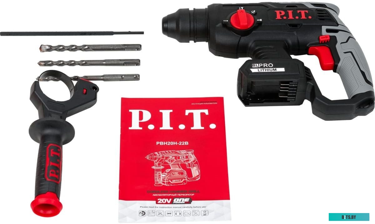 PBH20H-22B/1 Перфоратор P.I.T. PBH20H-22B/1 Li-Ion, 4Ач
