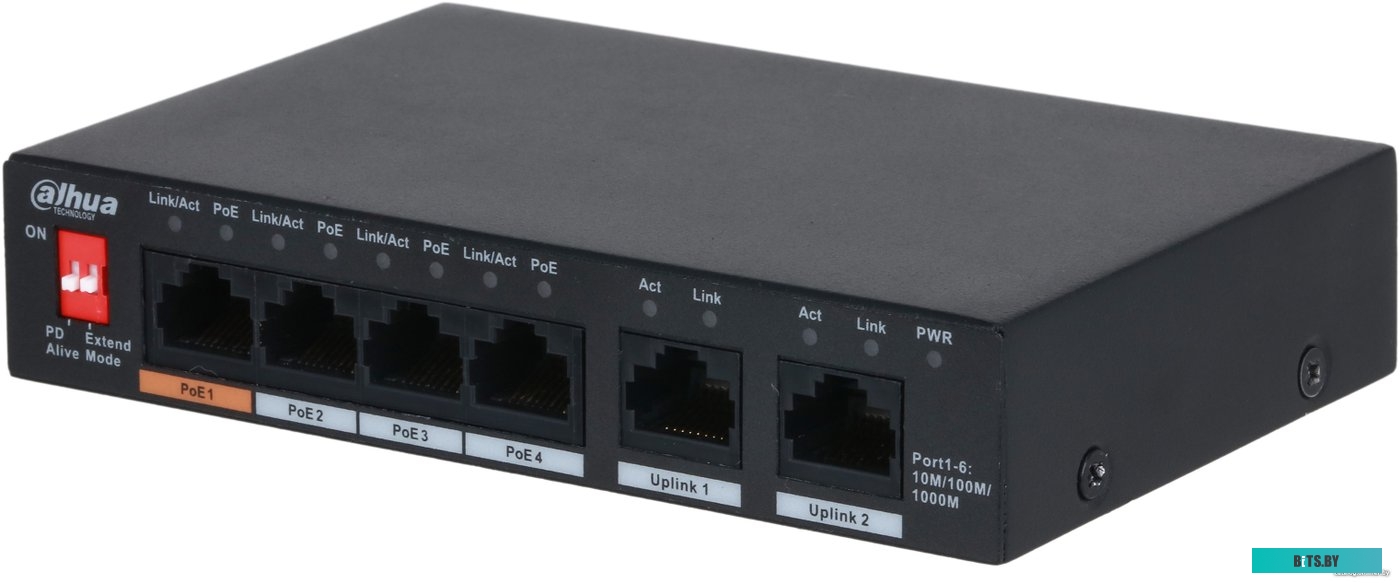 Неуправляемый коммутатор Dahua DH-PFS3006-4GT-60
