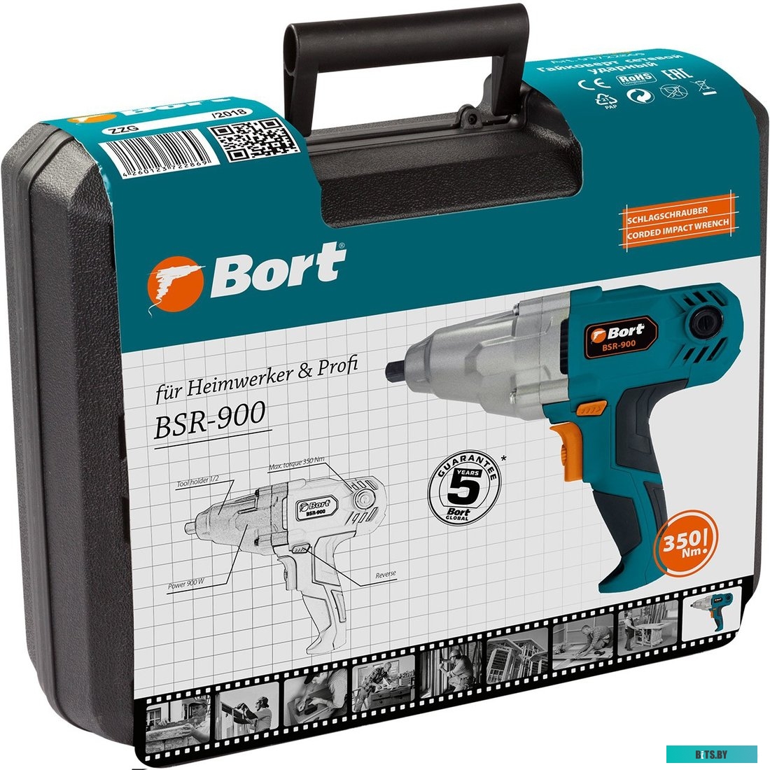 Дрель-шуруповерт Bort BSR-900 <93722869>