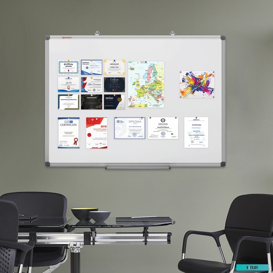 Магнитно-маркерная доска BRAUBERG Extra 237558