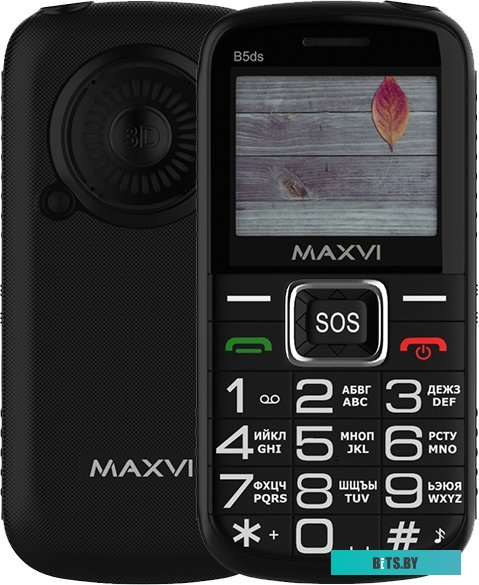 Мобильный телефон Maxvi B5ds (черный)