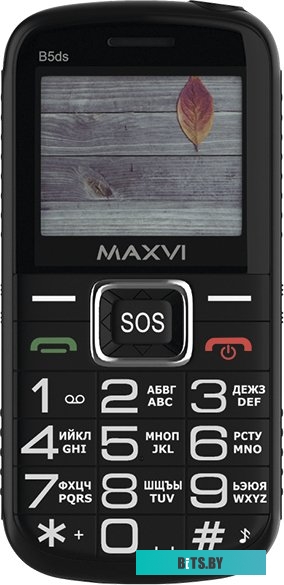 Мобильный телефон Maxvi B5ds (черный)